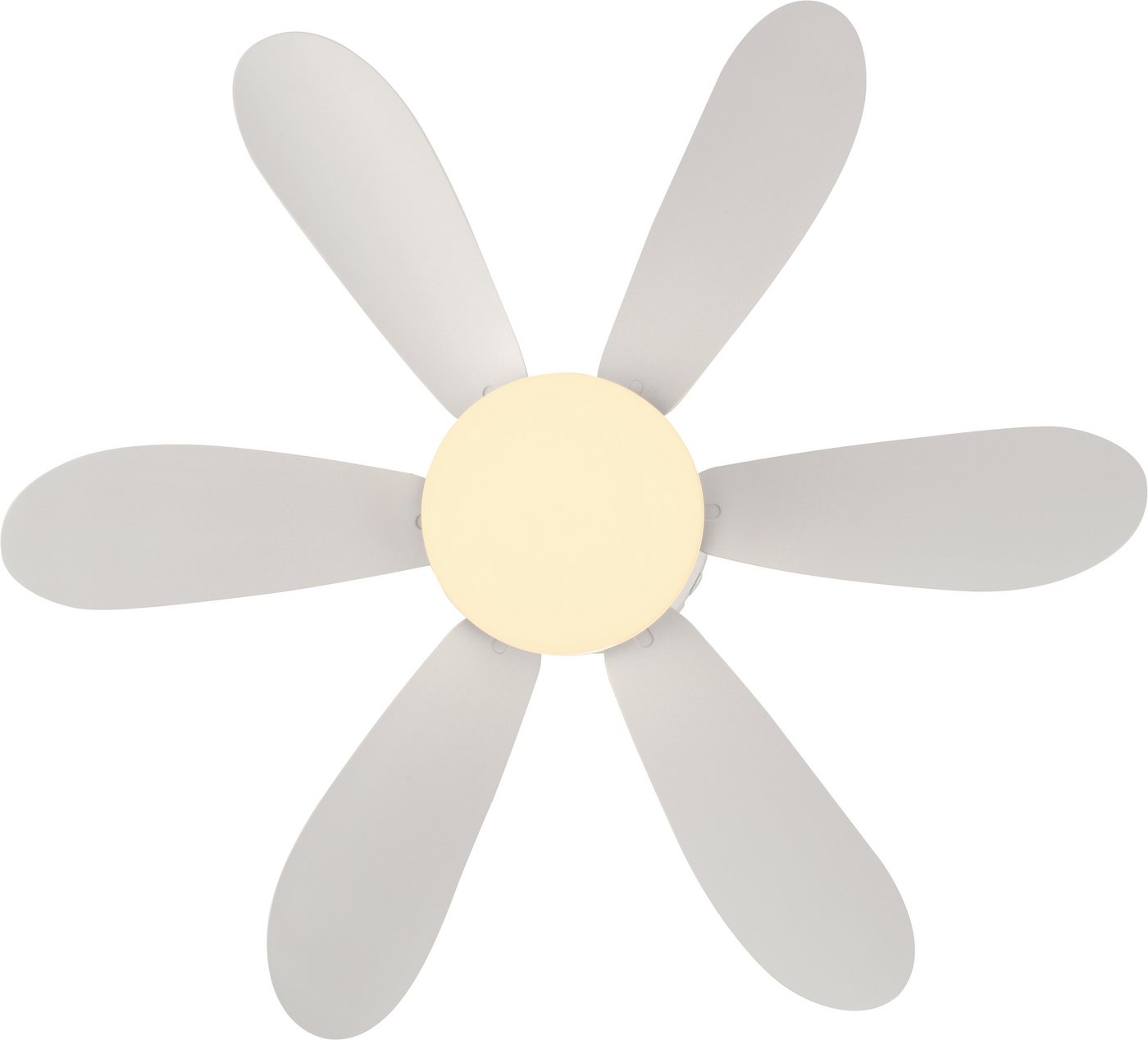 JUST LIGHT LED Deckenleuchte MINIAIR, Dimmfunktion, LED fest integriert, warmweiß - kaltweiß, Ventilatorfunktion in 3 Geschwindigkeitsstufen, mit Timer 2h/4h/8h Bild 2