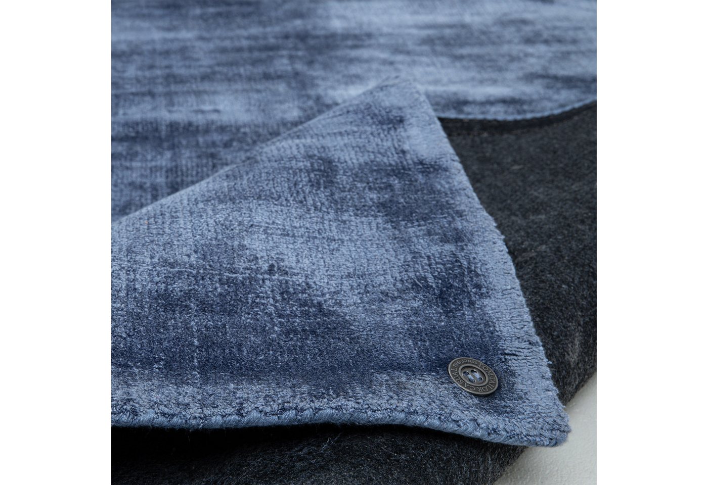 TOM TAILOR HOME Teppich Shine uni, rechteckig, Höhe: 8 mm, Handwebteppich, 100% Viskose, handgewebt, mit elegantem Schimmer Bild 5