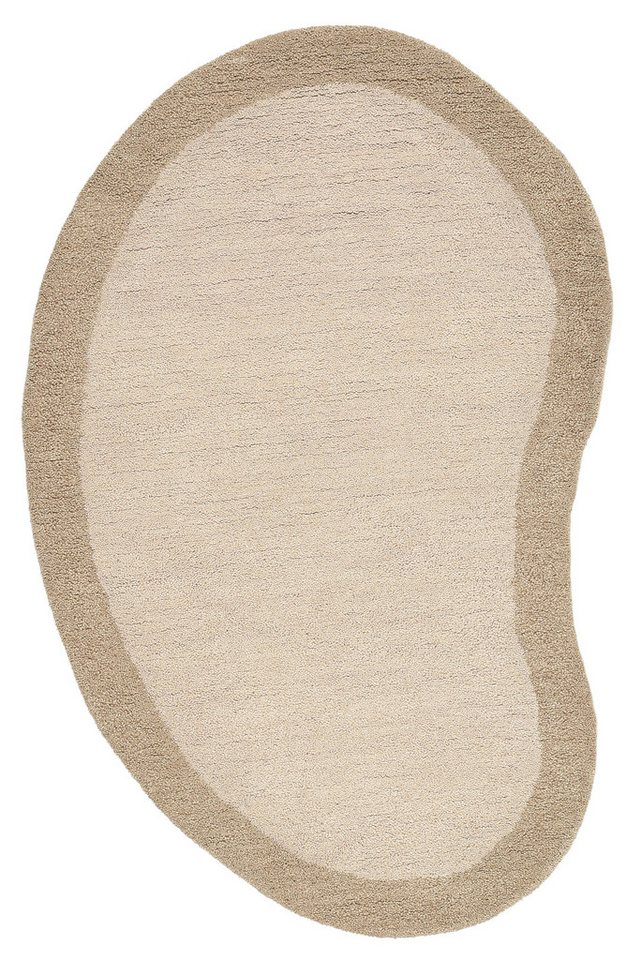 THEKO Wollteppich Gabbeh Super, Handweb, auch als Läufer erhältlich, reine Wolle, oval, Höhe: 9 mm, Schlafzimmer, Wohnzimmer, Esszimmer, auch als Bettumrandung Bild 2