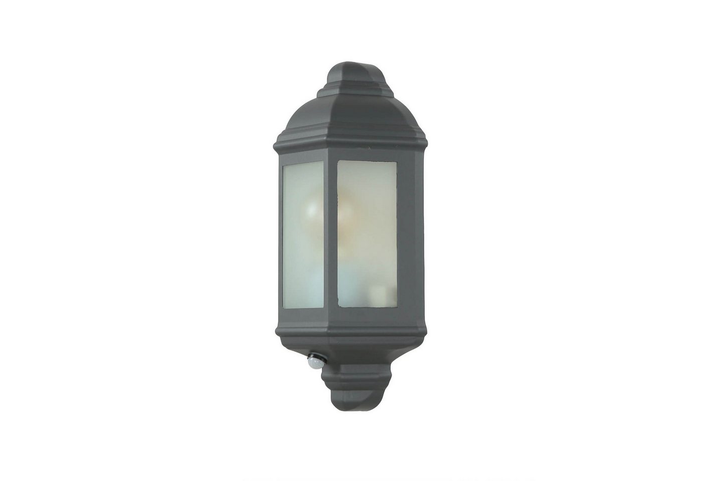 Licht-Erlebnisse Außen-Wandleuchte LIVORNO, ohne Leuchtmittel, Rustikale Wandlampe mit Bewegungsmelder Anthrazit E27 Außenleuchte Bild 4
