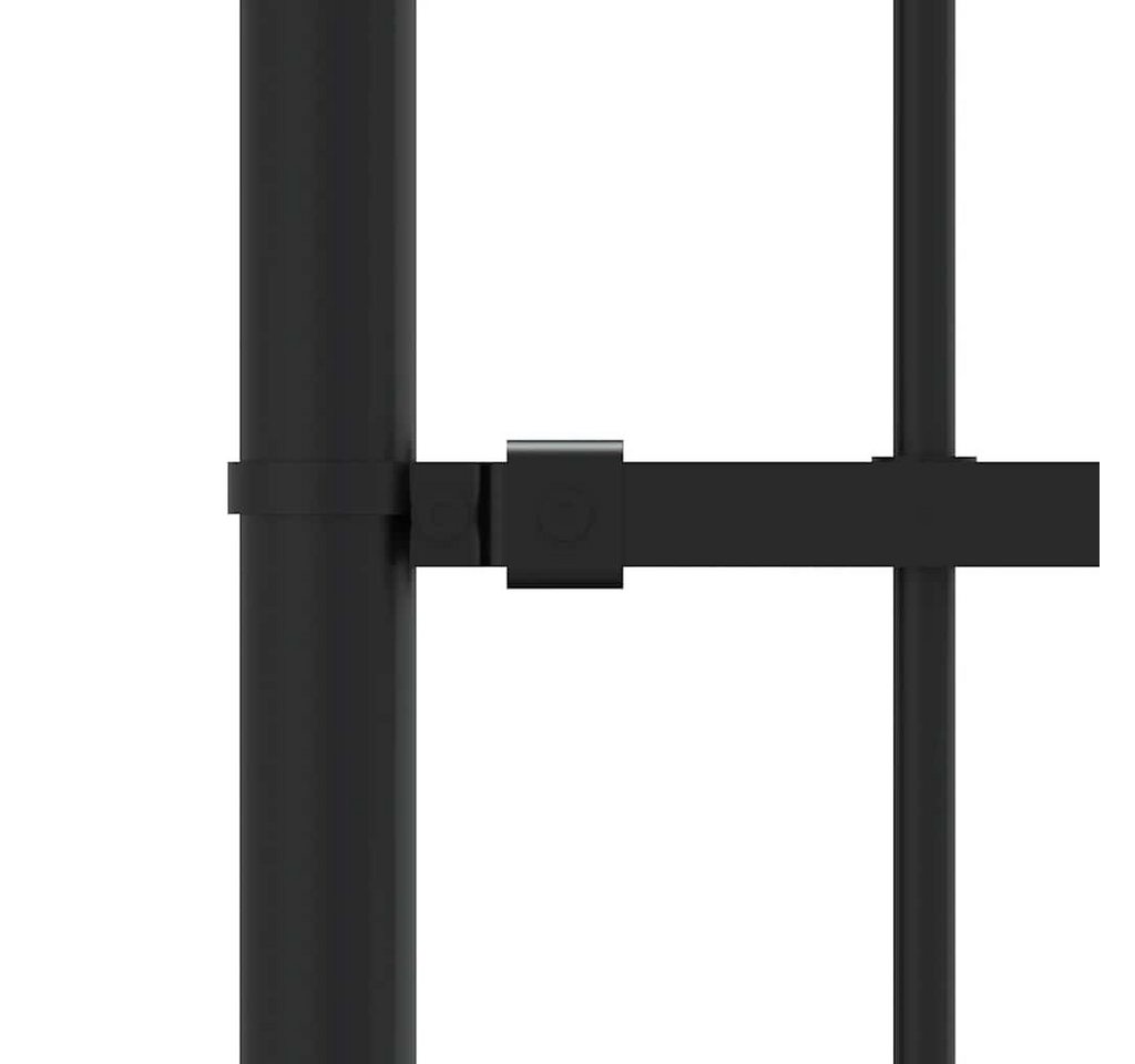 furnicato Zaun Gartenzaun Woerden 240x115 cm Schwarz Pulverbeschichteter Stahl, (1-St) Bild 4