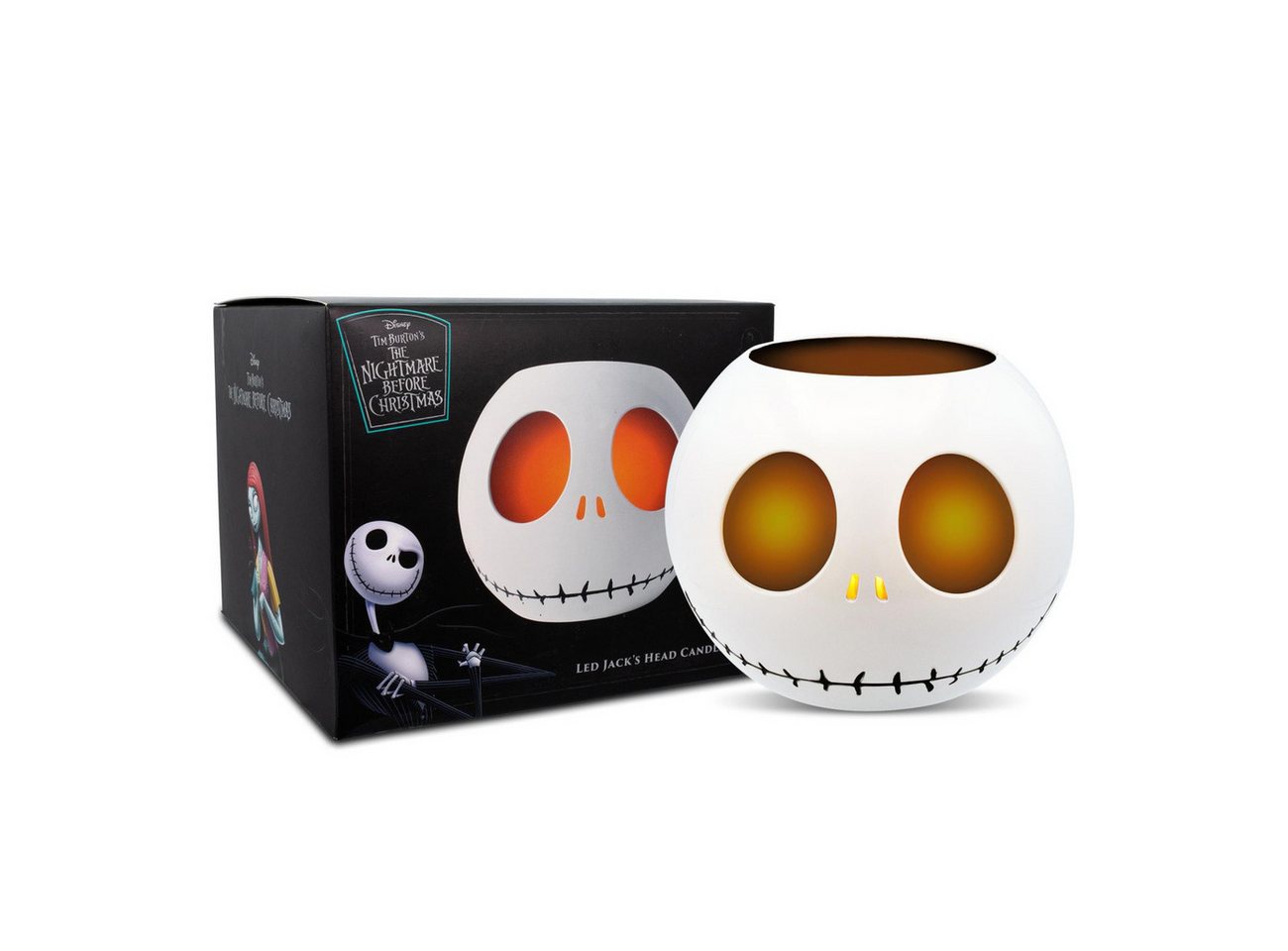 UKONIC Dekolicht Nightmare Before Christmas LED Kerze Jack Skellington Bild 4