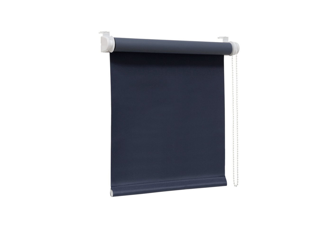 Verdunklungsrollo Klemmfix Tenebra Verdunkelungsrollo, 35 x 160 cm, dunkelblau, Victoria M., blickdicht, ohne Bohren, in Führungsschienen, Klemmfix, Verdunkelung, Mit Magnet. energiesparend Bild 4