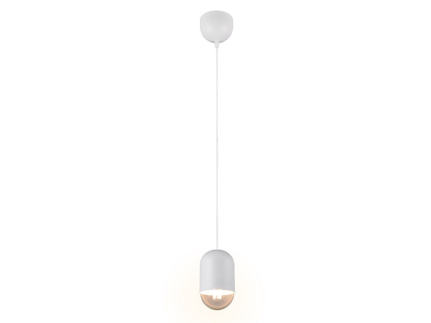 Reality Leuchten LED Pendelleuchte, Dimmfunktion, LED wechselbar, warmweiß, klein-e einflammig minimalistisch hängend Esstisch & Couchtisch Ø 10cm Bild 2