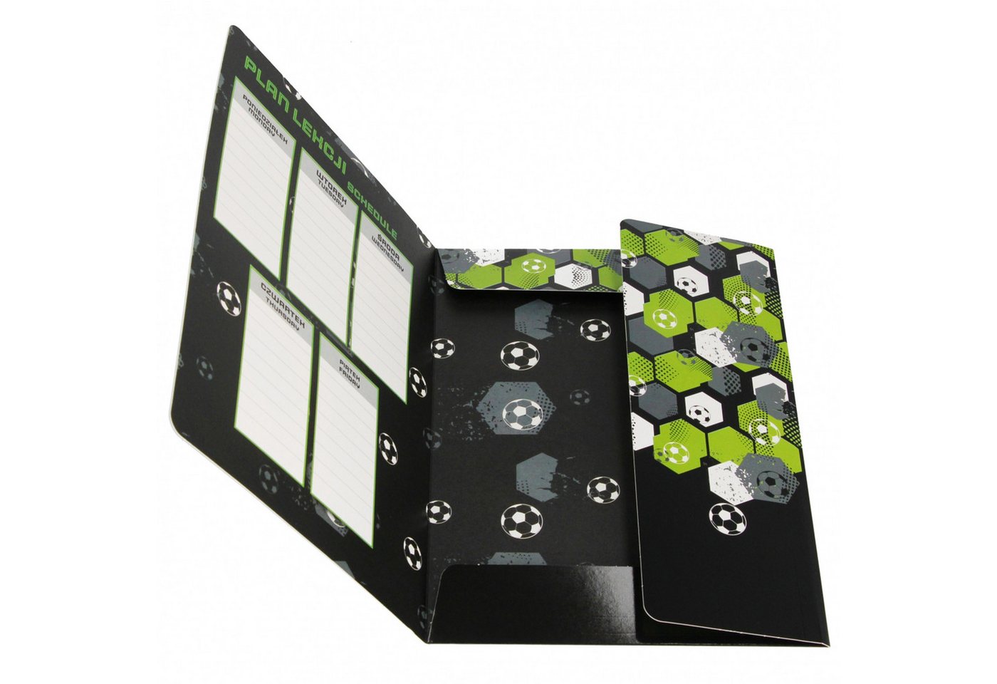 Starpak Organisationsmappe Fußball A4 Sammelmappe laminiert mit Gummizug STARPAK Bild 2