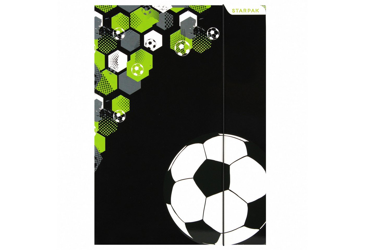 Starpak Organisationsmappe Fußball A4 Sammelmappe laminiert mit Gummizug STARPAK Bild 4
