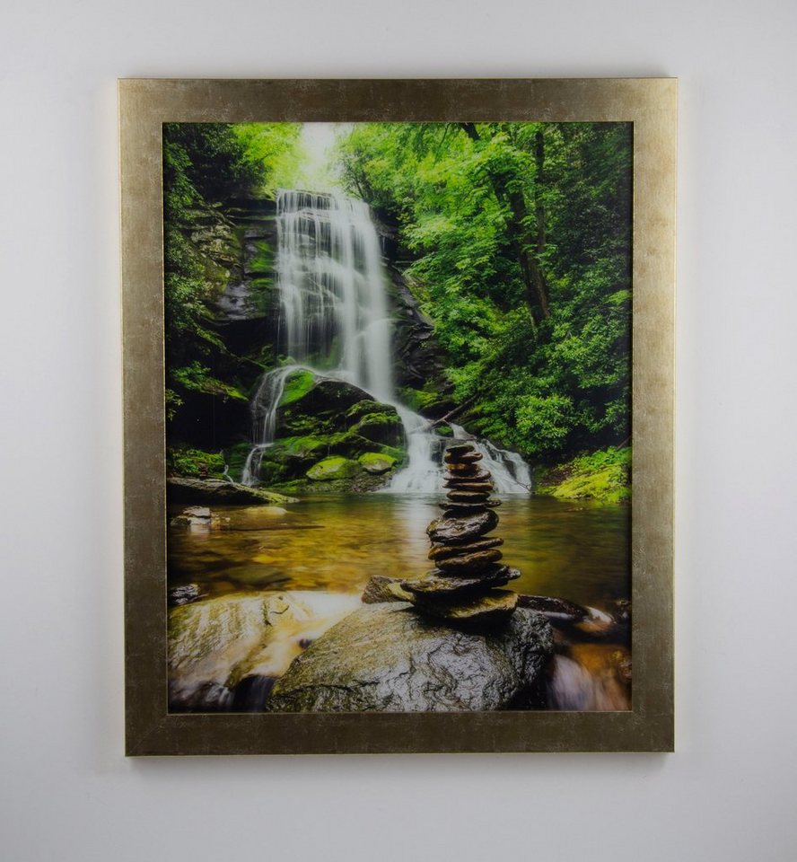 myposterframe Einzelrahmen Bilderrahmen Vintage Juno, (1 Stück), 40x50 cm, Gold Antik, MDF Bild 4