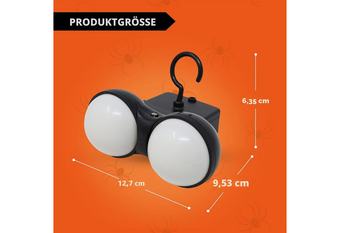 Joiedomi Lichterkette Joiedomi Halloween blinkende Augen Lichter, 3 Stk., dunkel aktiviert Bild 5