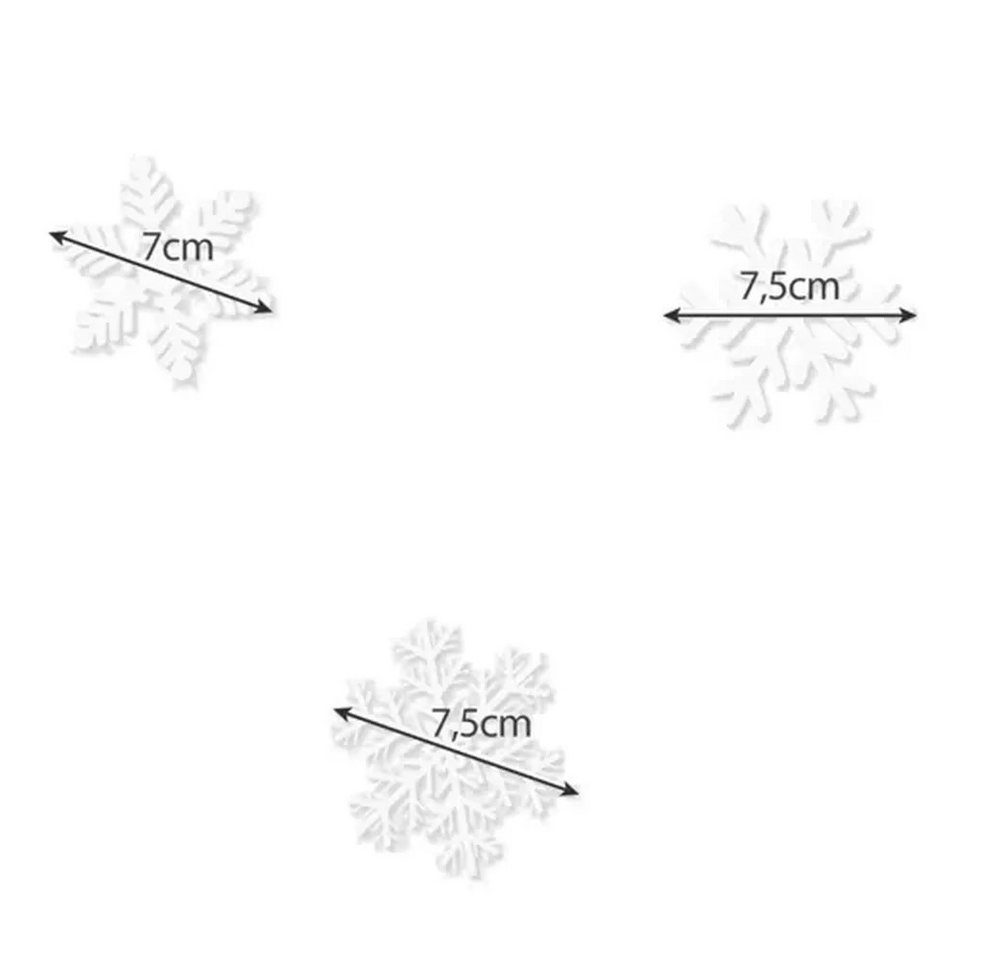 Ruhhy Fenstersticker Weihnachts-Fensteraufkleber, glatt, ideal für Weihnachtsfeiern oder gemütliche Winterabende Bild 3