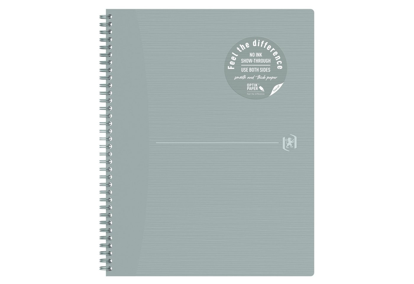 OXFORD Notenblock Notizbuch Origins 400150003 A4+ 70 Blatt grau liniert Bild 3