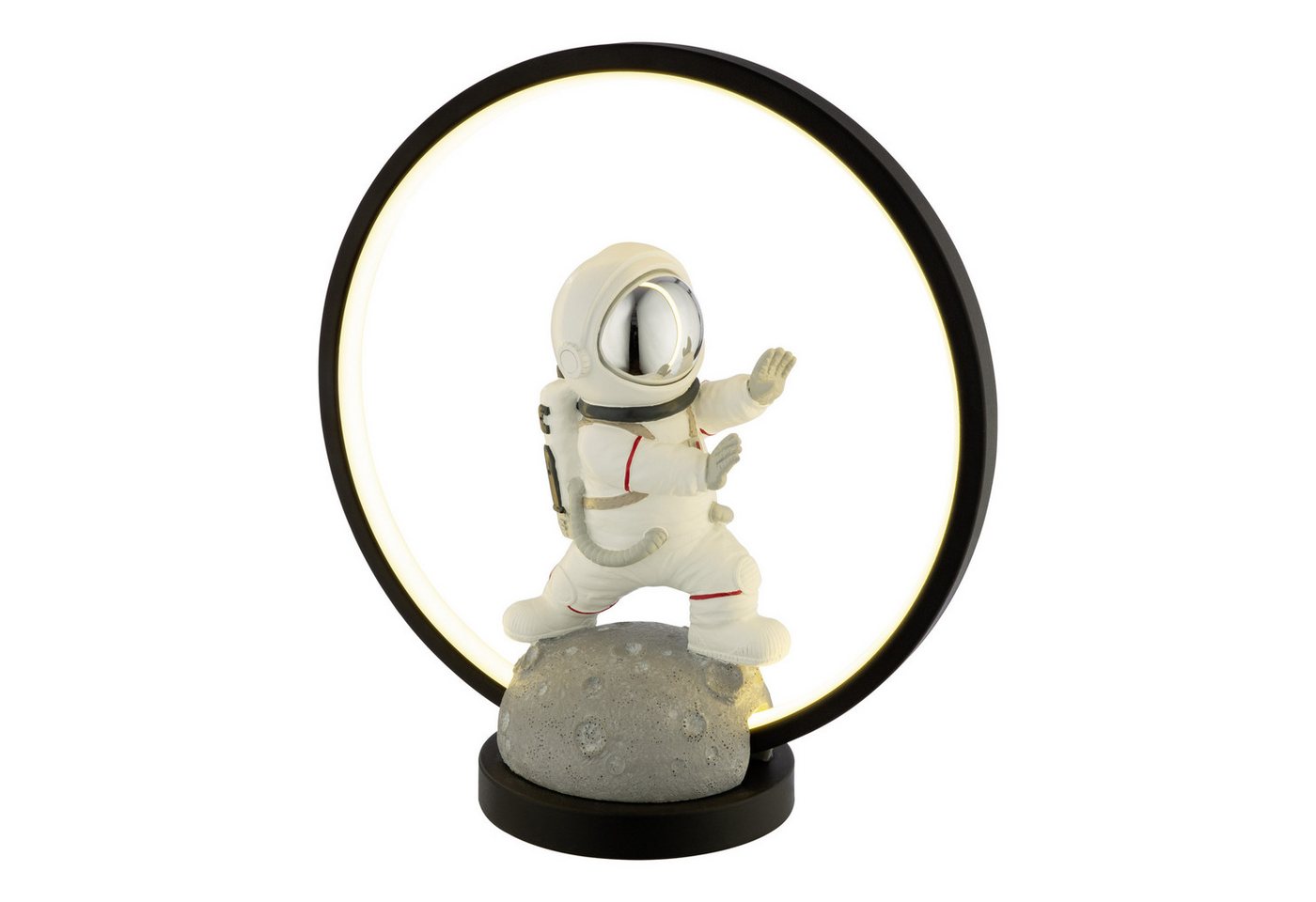 GILDE Tischleuchte Astronaut Karate 60113 – Designlampe mit LED, 33,5 cm, LED fest integriert Bild 2