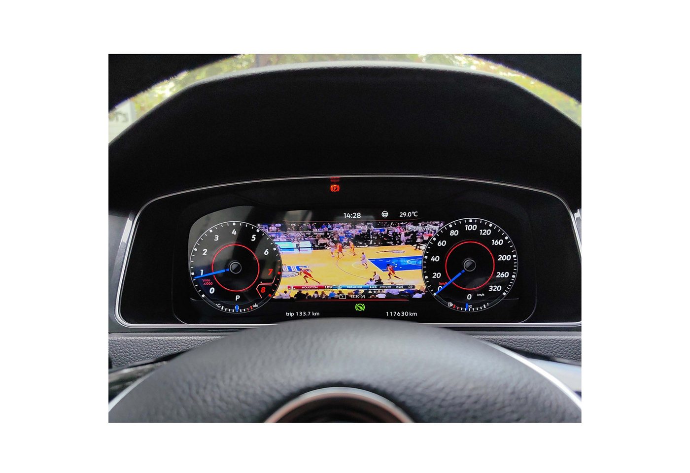 TAFFIO Tachometer Für VW Golf 7 MK7 GTI R-Line Digital Tacho Vitual Cockpit CarPlay