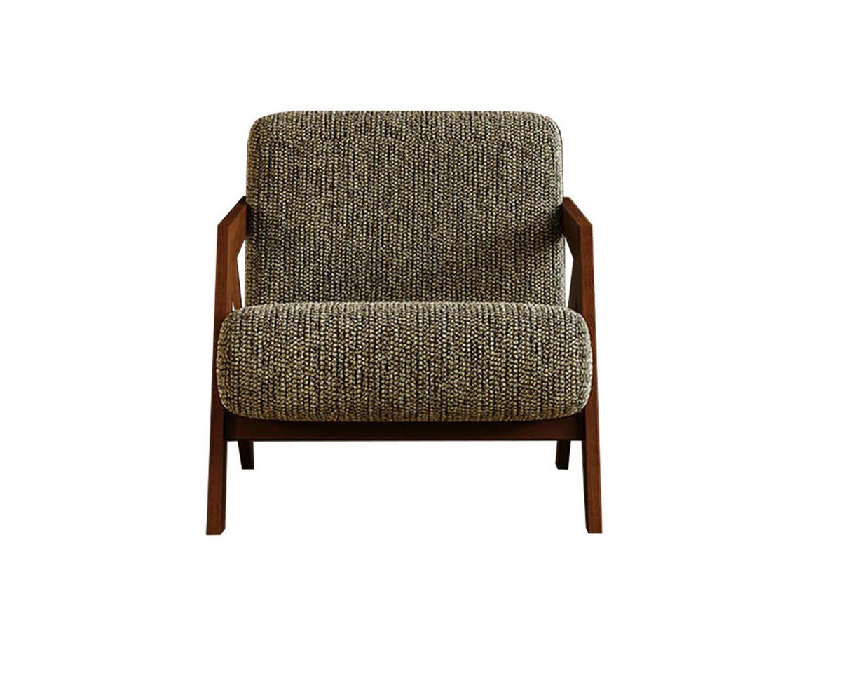 Divit Deko-Wandregal Loungesessel LS27 # Wohnzimmer Sessel Holz braun moderner Stil Bild 3