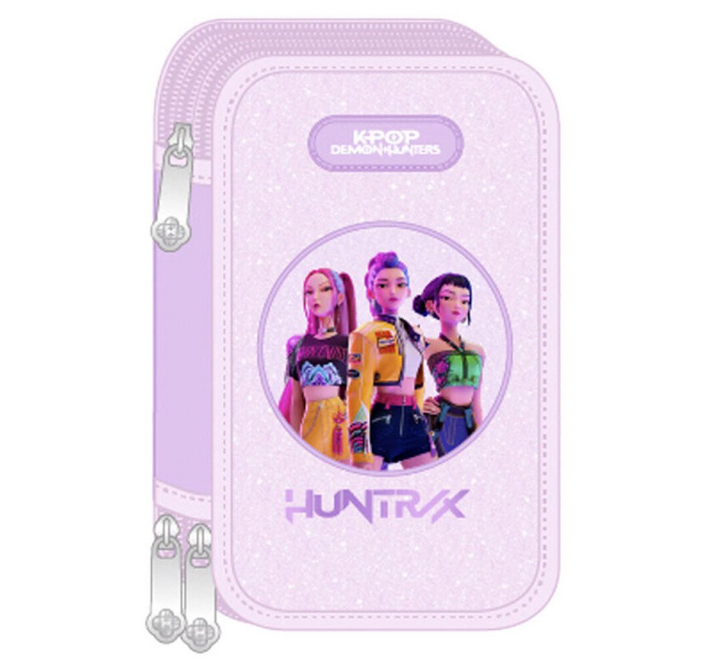 safta Federmäppchen Demon Hunters Kpop Iconic 3-fach Federmäppchen 37 Stück Bild 3