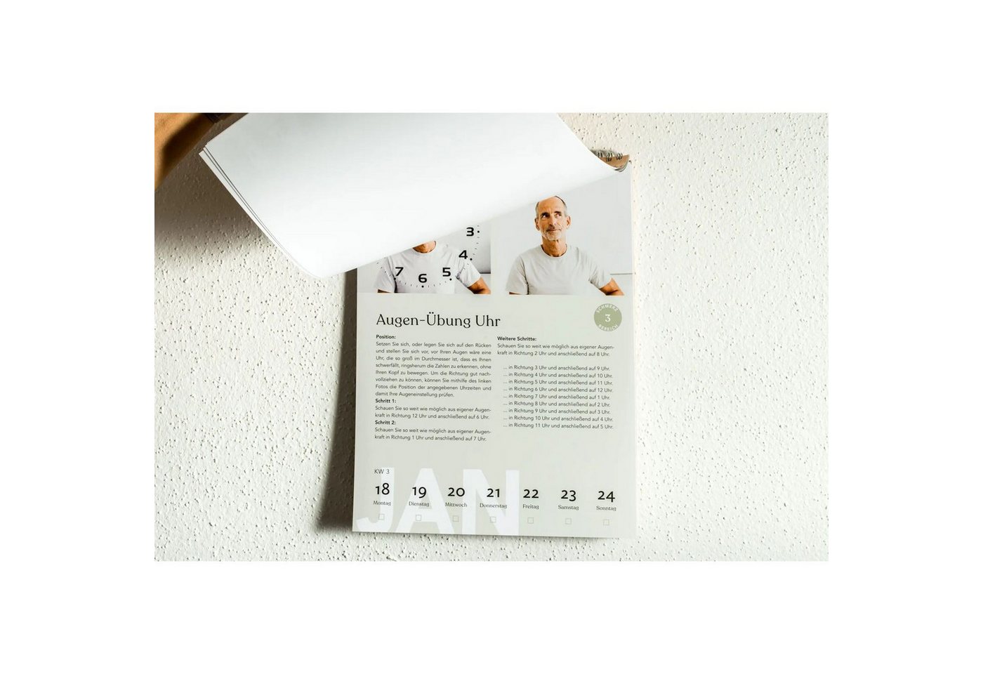 Mosaik-Meister Wandkalender Fit und beweglich durch das Jahr mit Liebscher & Bracht 2027 Bild 3