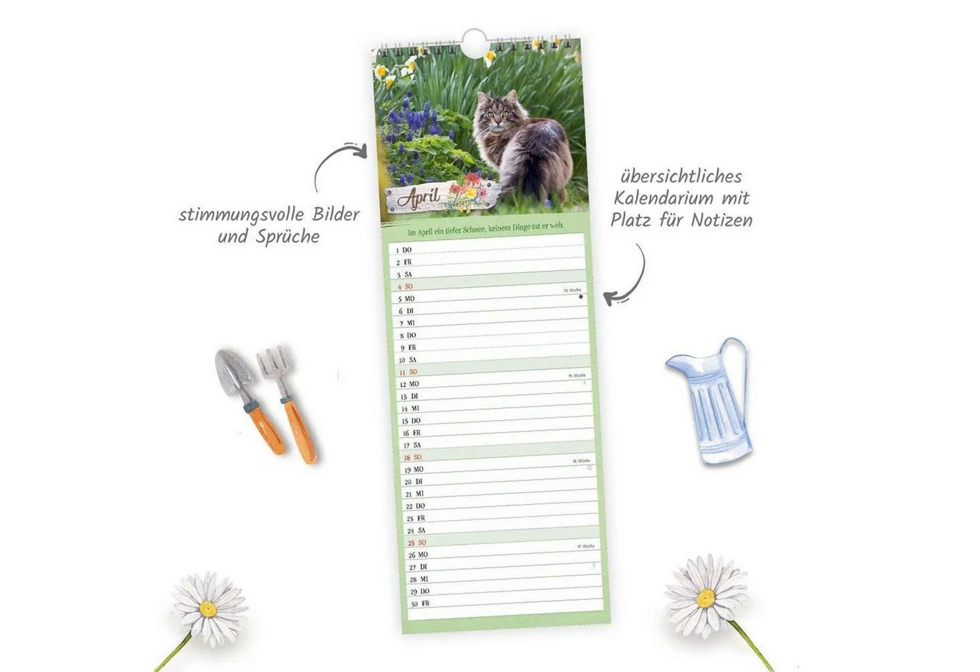 Trötsch Verlag Wandkalender TRÖTSCH - Maxi-Streifenkalender Landliebe 2027 Bild 5