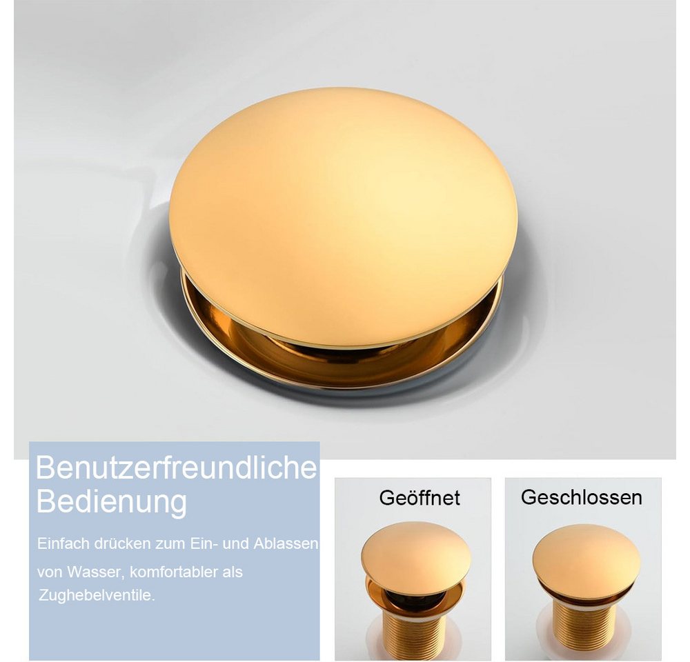 AFKSMILE Ablaufgarnitur Waschbecken ablauf,stöpsel waschbecken,ablaufgarnitur,ausklappbar Hochwertiges Edelstahl,bruchfest & langlebig,ideal für Bad und Garten