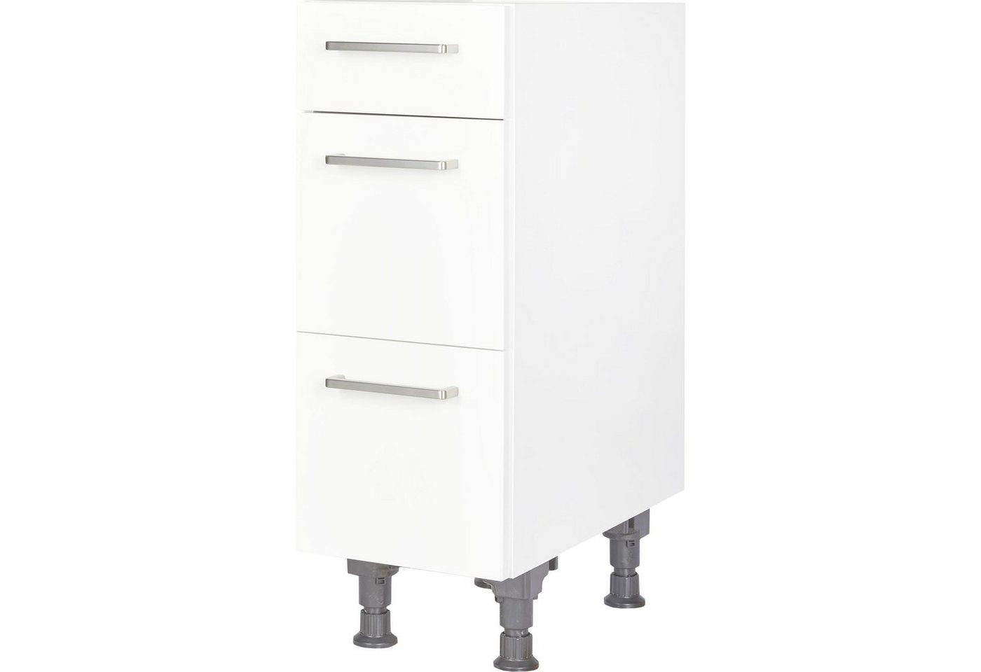 nobilia® Unterschrank UA30 Metallgriff Schwarz 726, hochwertig + komplett vormontiert Bild 3