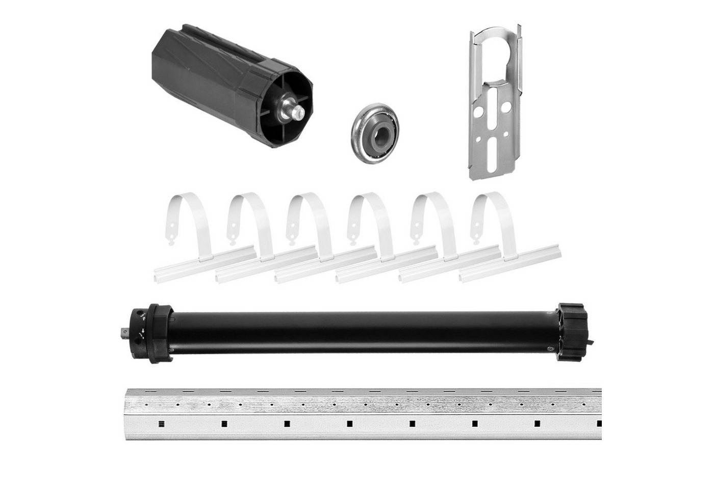 Nobily Achtkantwelle Rollladen-Set mit Maxi Rollladenmotor, Mechanik-Set, Komplett-Set, 6-St., 10Nm/ 25kg Bild 5
