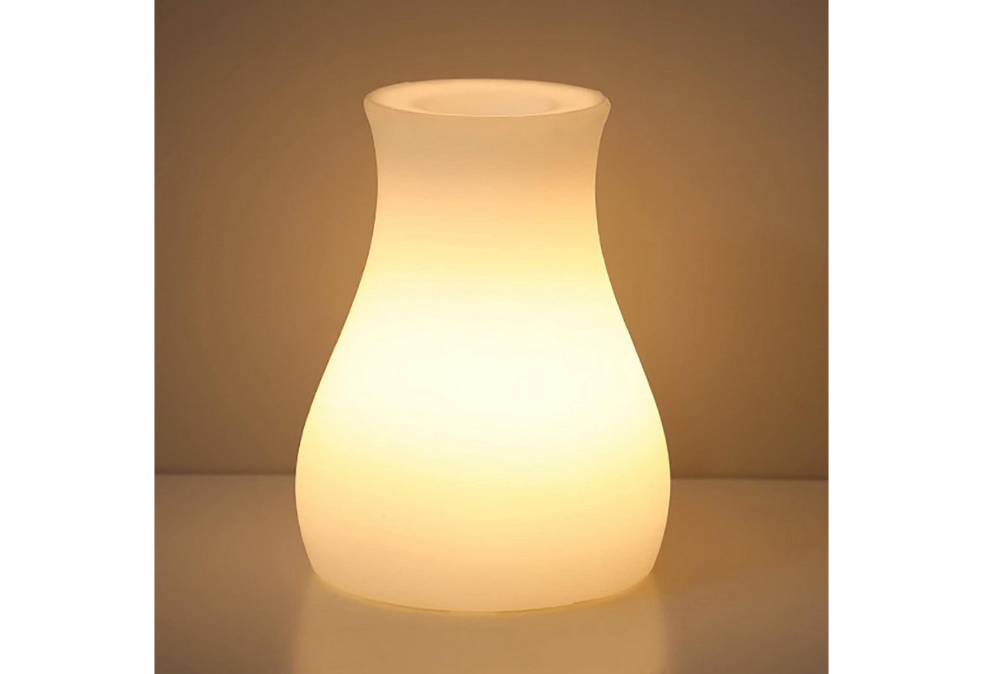 POPOLIC Nachttischlampe LED-Nachttischlampe für Babyzimmer, Kinderzimmer und Außenbereich, dimmbare, augenschonende Schreibtischlampe mit 7 Farbwechseln Bild 5