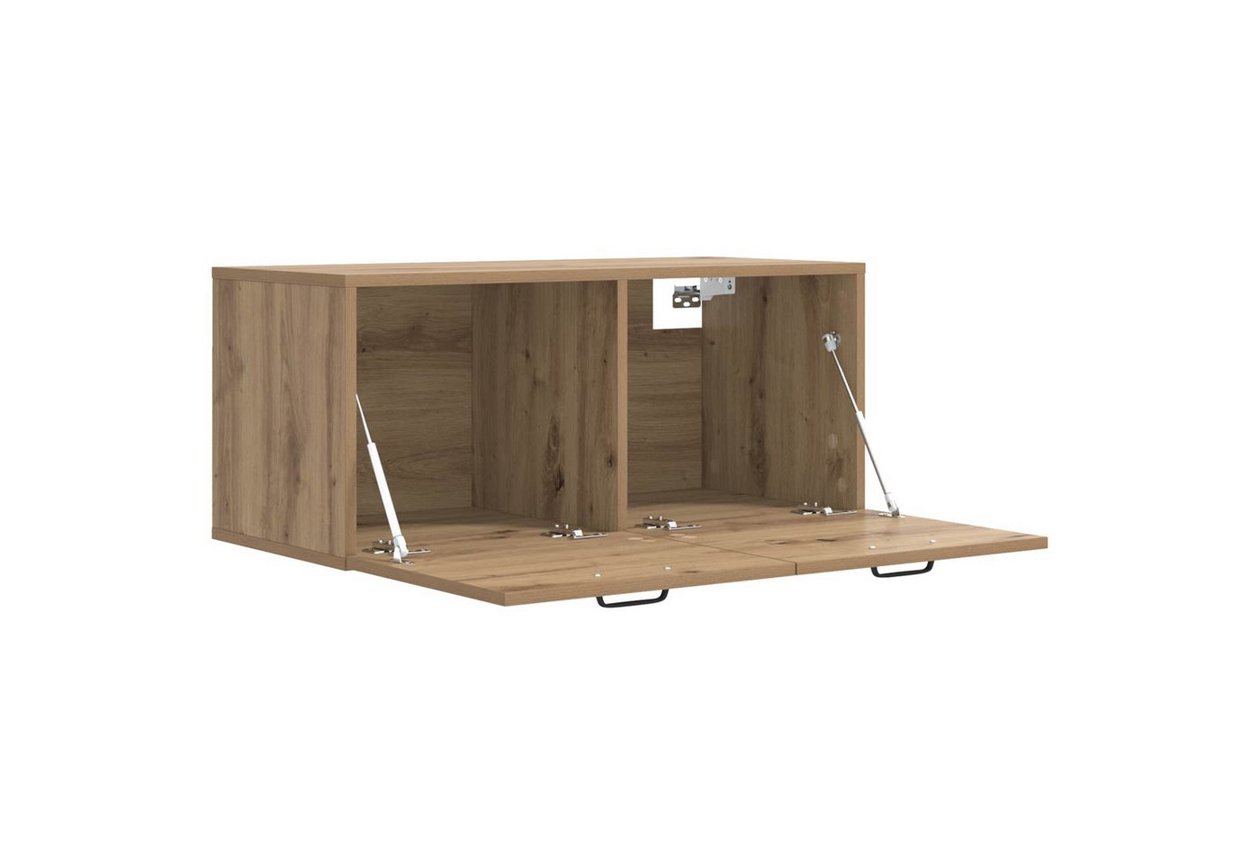 vidaXL Regal Wandschrank Wandhalterung Artisan-Eiche 80 x 36,5 x 35 cm, 1-tlg. Bild 2