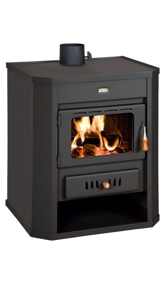 Prity Kaminofen Prity WD Kaminofen 15,9 kW Holzofen BImSchV2 Scheitholz 45 cm, 16 kW Bild 4