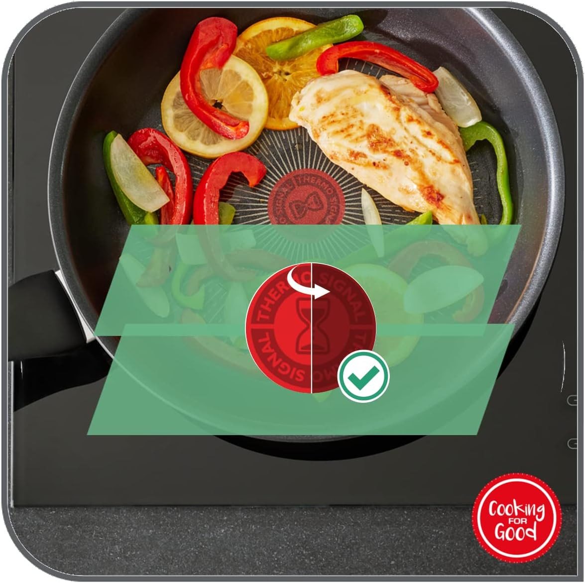 Tefal Grillpfanne Perfect Touch Grillfpfanne für Elektroher, Gas, Induktion, Gusseisen Bild 4