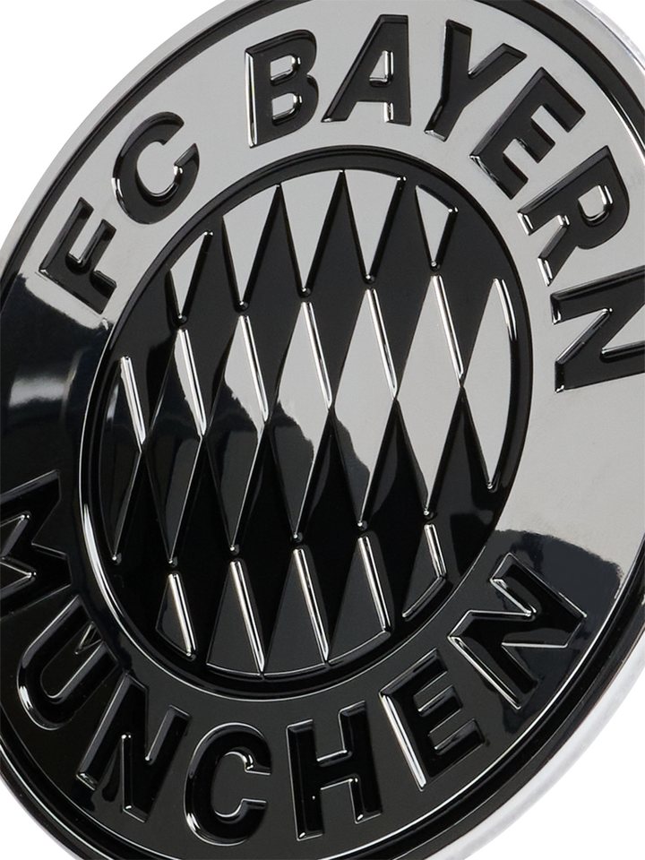 FC Bayern München Aufkleber FC Bayern München Chrome Aufkleber Logo (Silber)