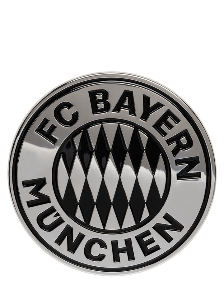 FC Bayern München Aufkleber FC Bayern München Chrome Aufkleber Logo (Silber) Bild 2
