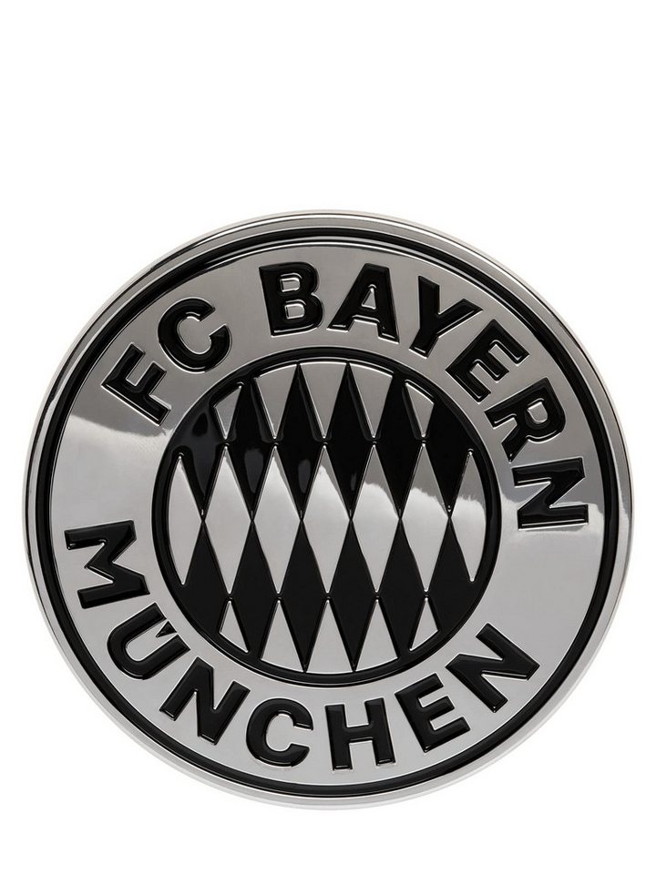 FC Bayern München Aufkleber FC Bayern München Chrome Aufkleber Logo (Silber) Bild 3