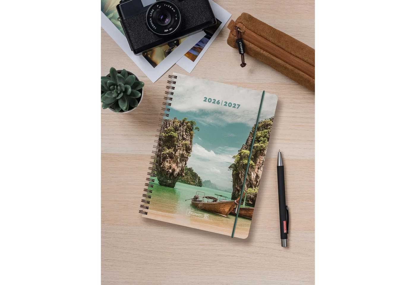 Baier & Schneider Schülerkalender Schülerkalender 2026/2027 "Tropical", A6, Kunststoff Bild 2