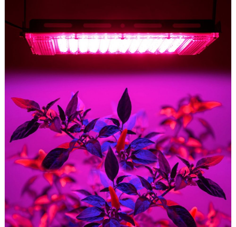 Rosnek Pflanzenlampe Vollspektrum, wasserdicht, 180° verstellbar, für Balkon Aussaat/Zucht, Gartenbau Topfpflanzen Bild 3