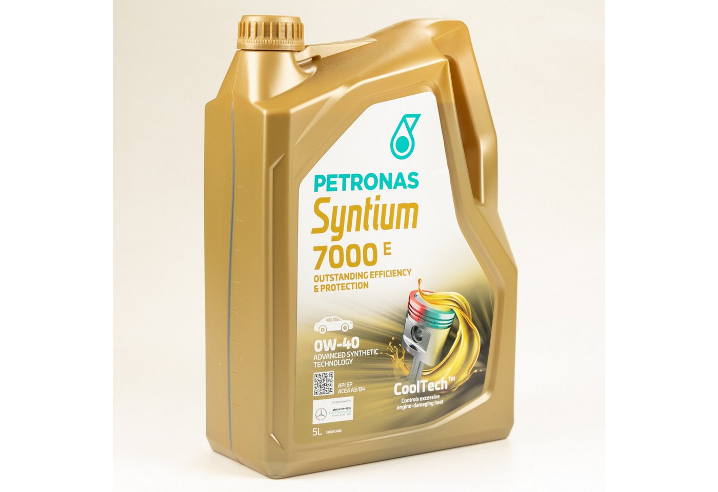 Petronas Motoröl Petronas Syntium 7000 E Motoröl Öl 0W40 5L ACEA A3/B4 70722M12EU Bild 2