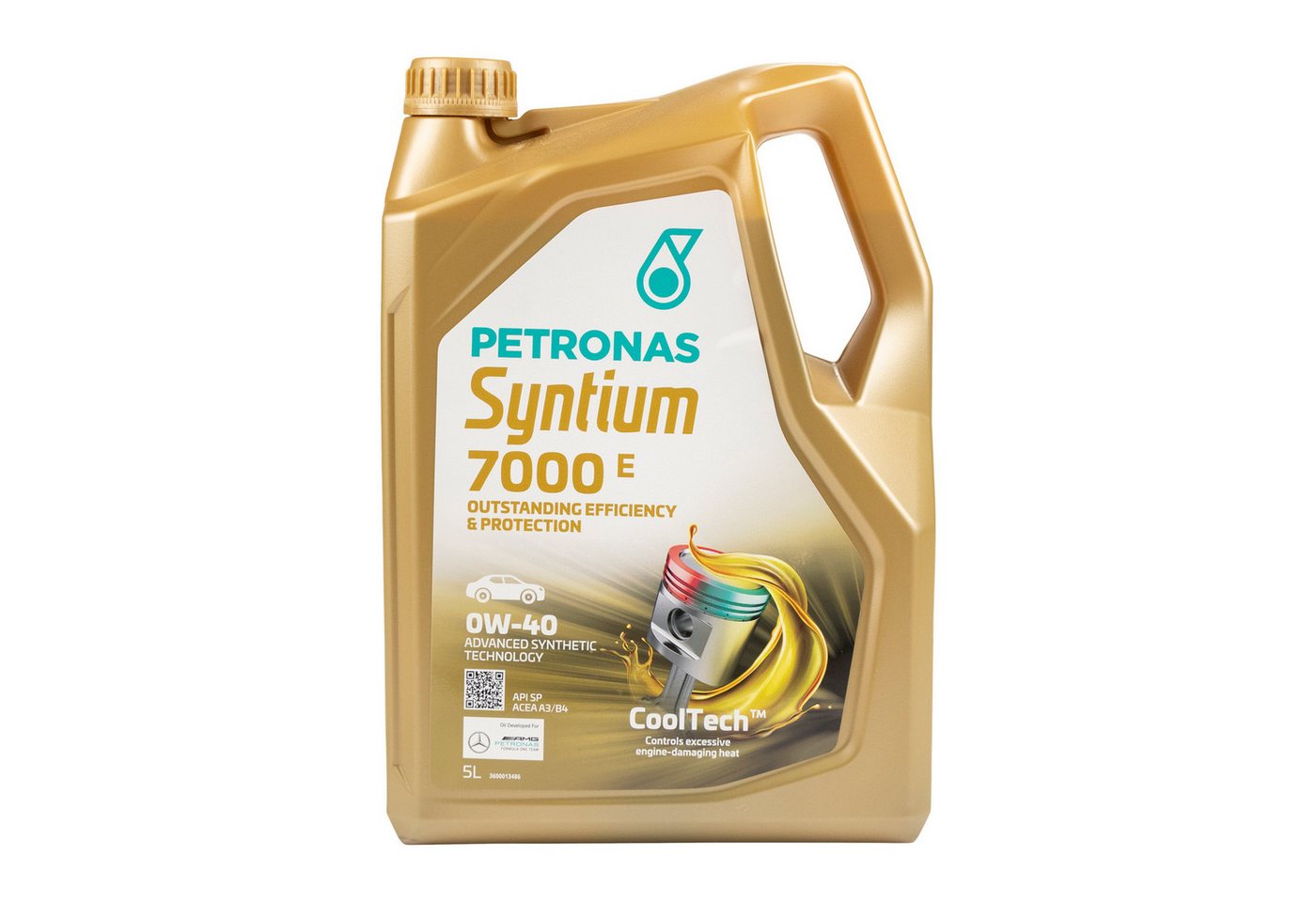 Petronas Motoröl Petronas Syntium 7000 E Motoröl Öl 0W40 5L ACEA A3/B4 70722M12EU Bild 3