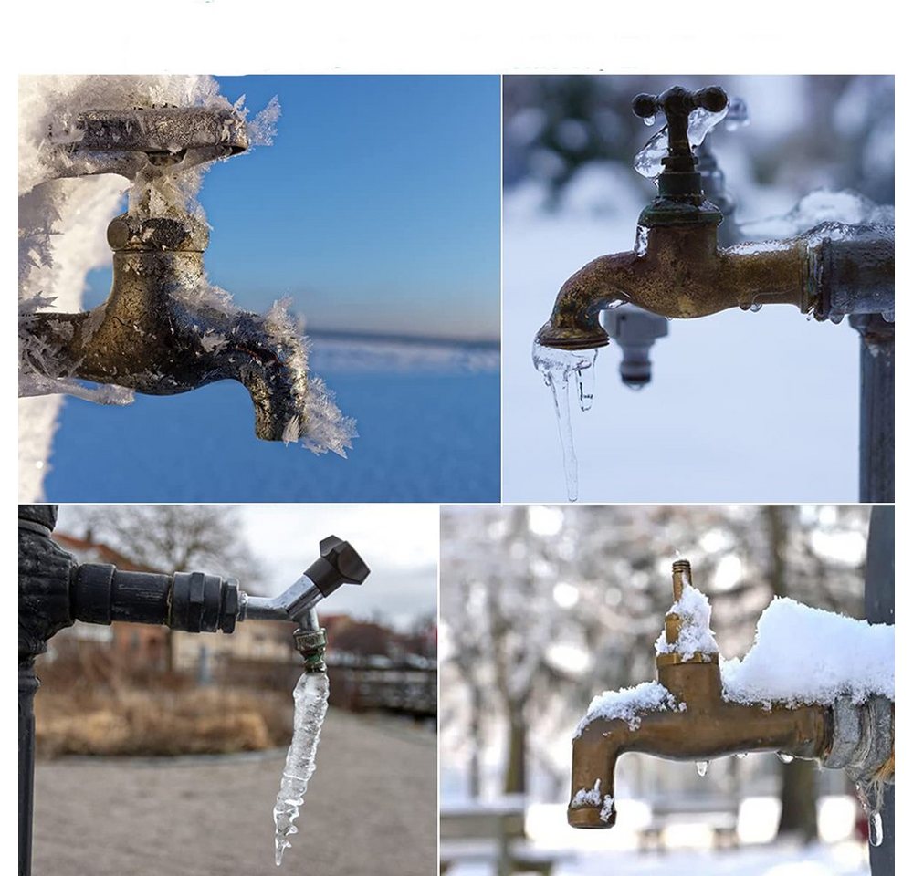 Coonoor Winterschutzhaube 2 Stück Außenhahnabdeckung für Winter, Wasserhahn Abdeckung (2-St)