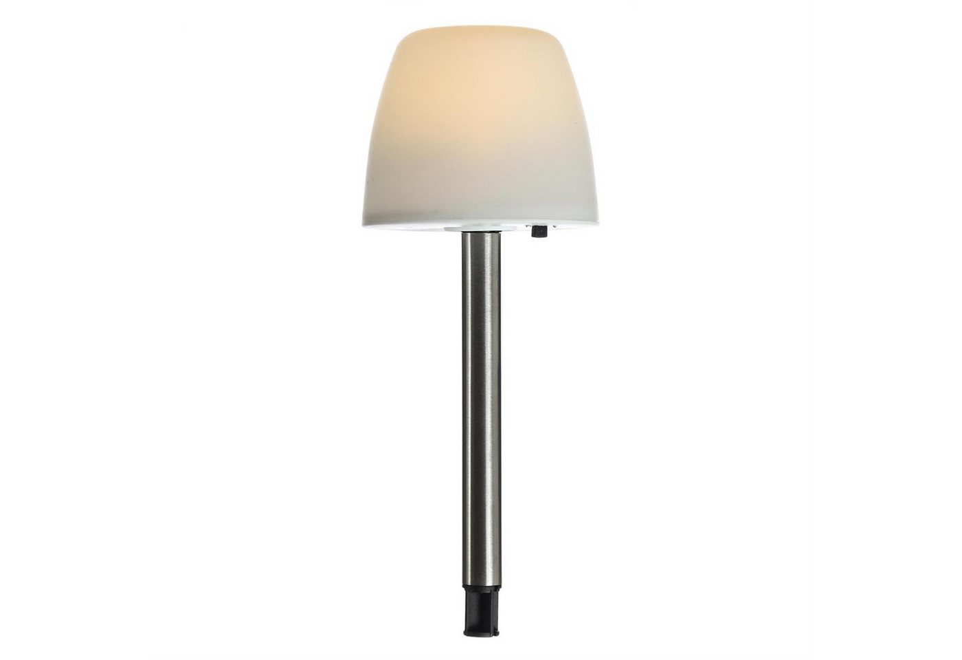 MARELIDA LED Solarleuchte LED Solar Wegleuchte Erdspieß milchig Lampenschirm Garten Balkon, LED Classic, warmweiß (2100K bis 3000K) Bild 3