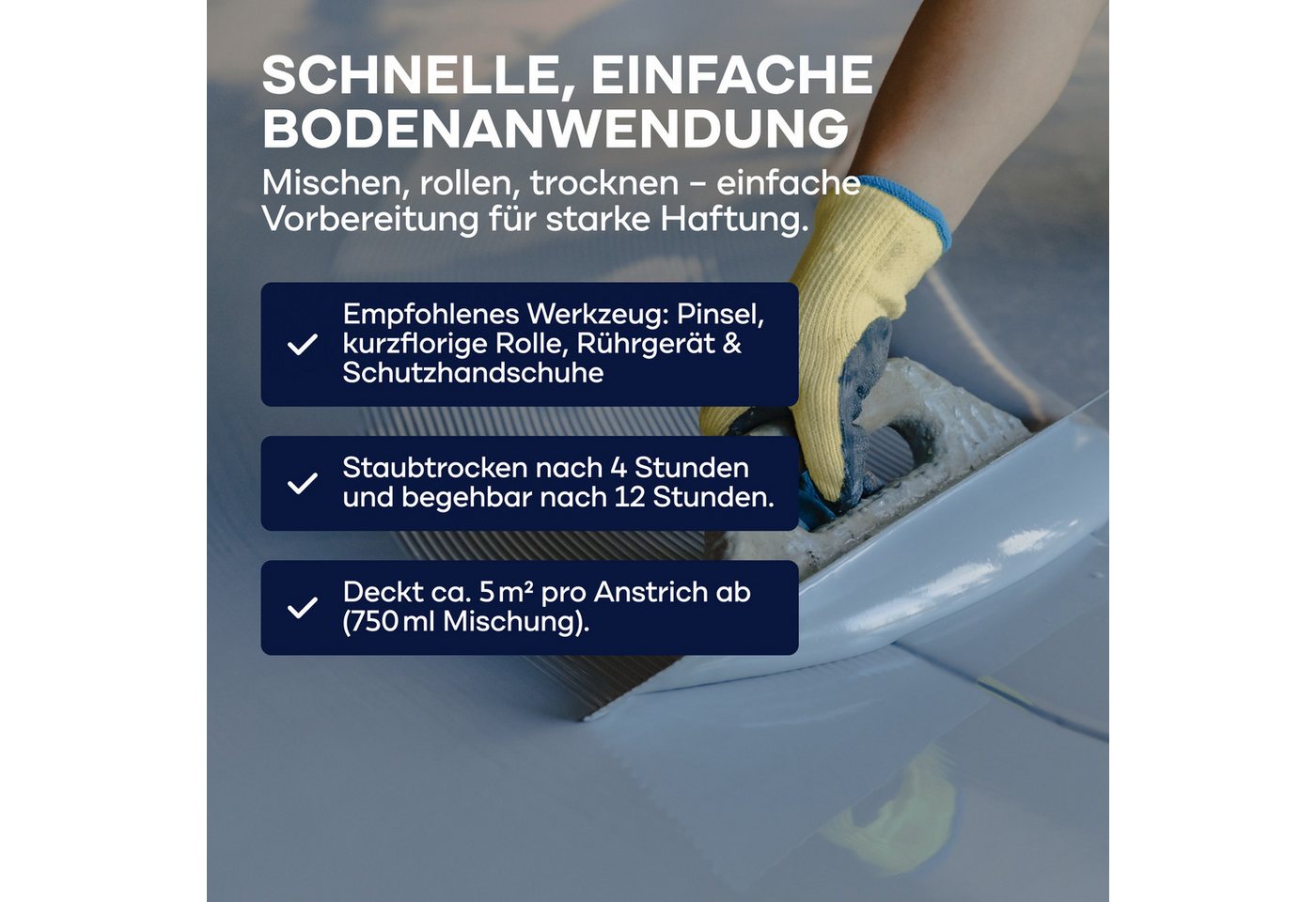 plid Haftgrund 2K Epoxy-Haftvermittler – 750 ml Grundierung für Beton & Garage, Hohe Haftfestigkeit Bild 5