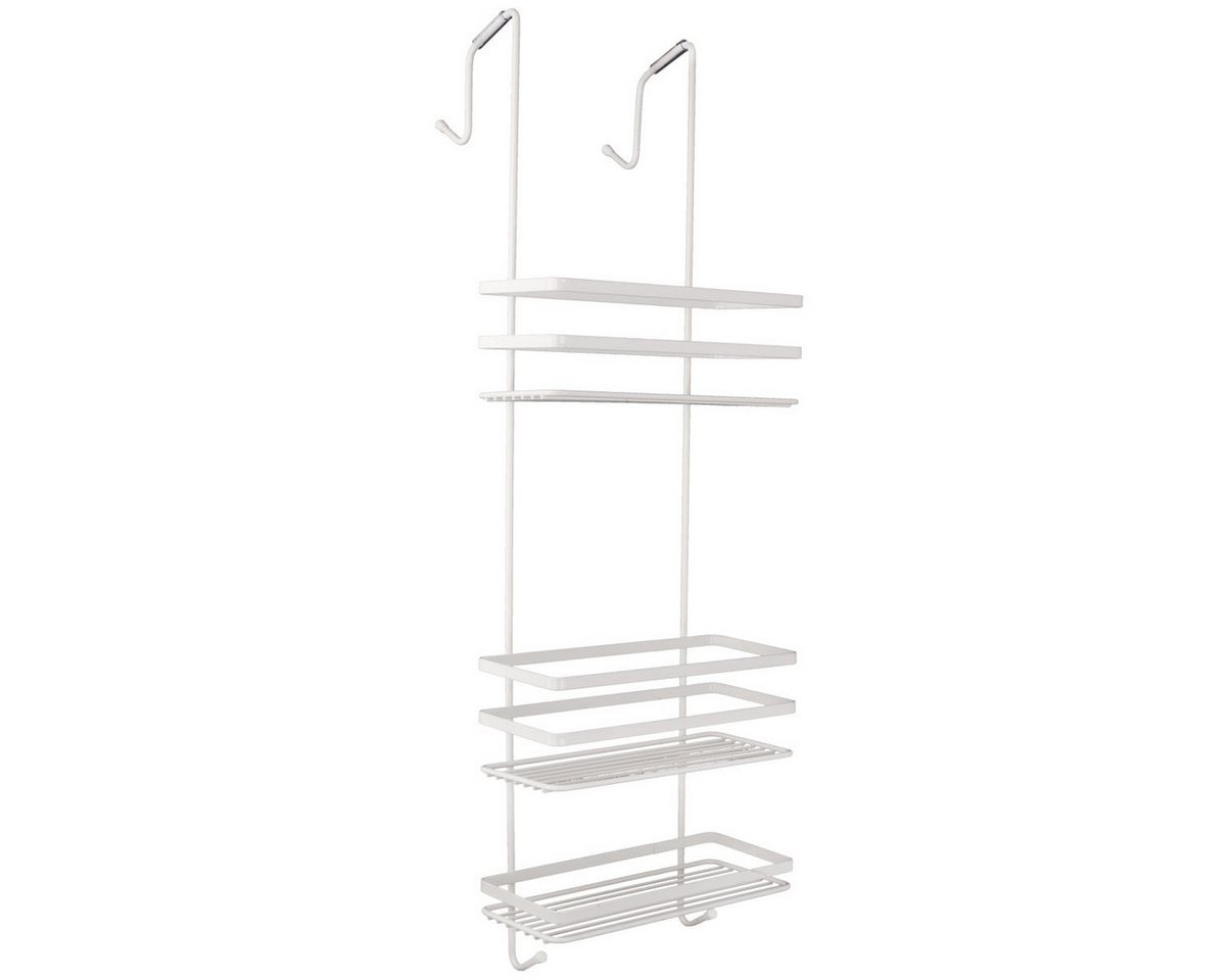 Euroshowers GmbH Duschablage zum Einhängen Satin Weiß 25 × 79 cm