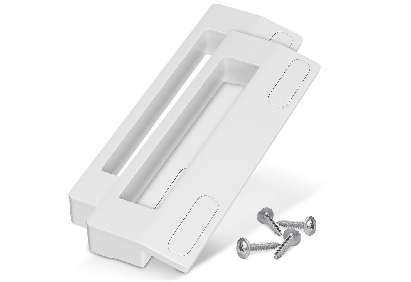 VIOKS Türgriff universal Handgriff 187 mm mit 90-172 mm Schraubenabstand, 2-tlg., für Kühlschrank Gefrierschrank