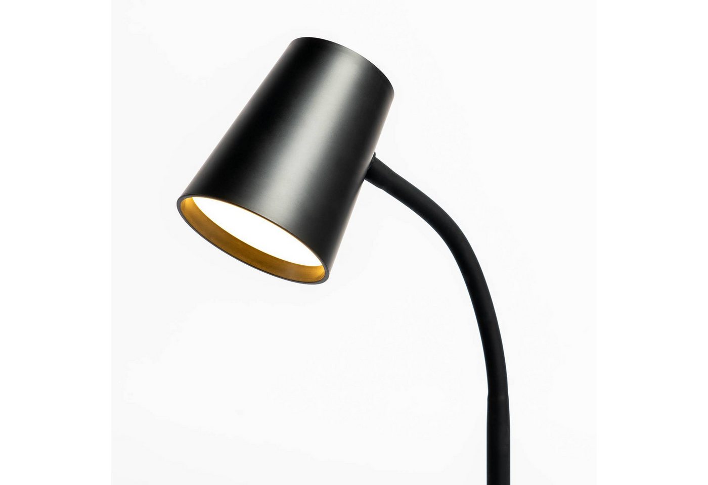 Lindby Schreibtischlampe Ailina, LED, Kunststoff Schwarz warmweiß IP20, 1 x 5 W LED, warmweiß Bild 4