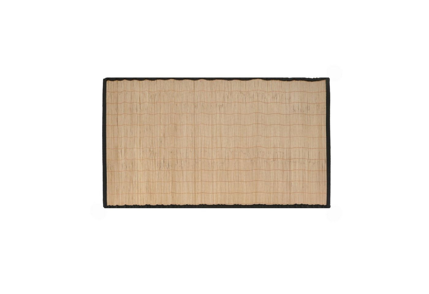HAC24 Fußmatte Bambusmatte Bad Küche Flur Läufer Vorleger Küchenteppich Badteppich, Rechteckig, Höhe: 5 mm, Bambus 60 x 90 cm Rutschfest Bild 2