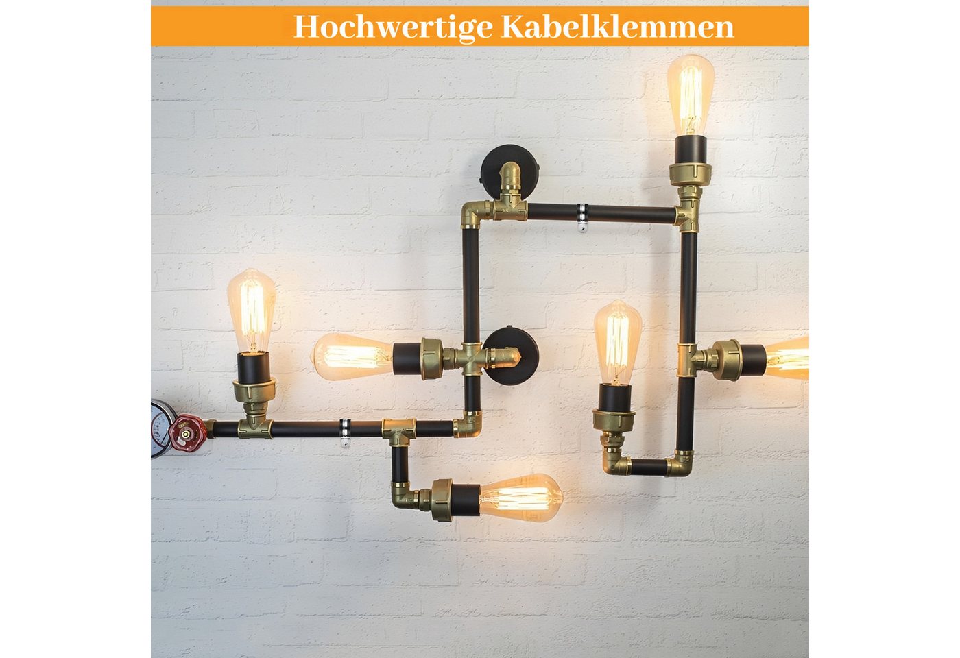 BlingBin Rohrschelle 52 Stück Gummi-P-Clip Schlauchschellen aus Edelstahl mit Gummipolster, (52er Set, 52-St., 6mm 8mm 10mm 13mm 16mm 19mm), gelenkige Schlauch- und Kabelschellen in den Größen 6/8/10/13/16/19mm Bild 5