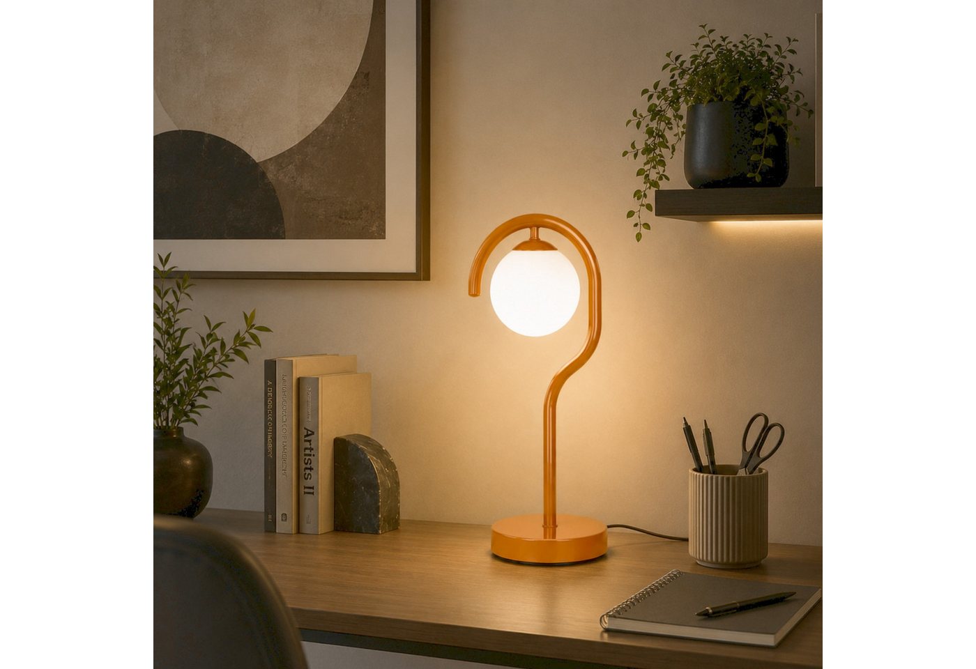 Opviq Nachttischlampe, ohne Leuchtmittel, Tischleuchte, E27, ohne Leuchtmittel, IP20 Bild 2