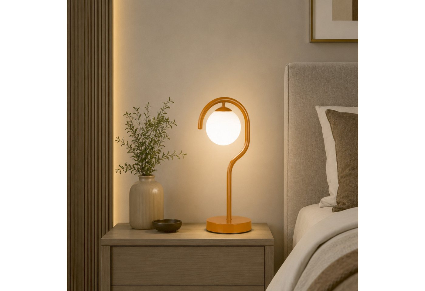 Opviq Nachttischlampe, ohne Leuchtmittel, Tischleuchte, E27, ohne Leuchtmittel, IP20 Bild 3