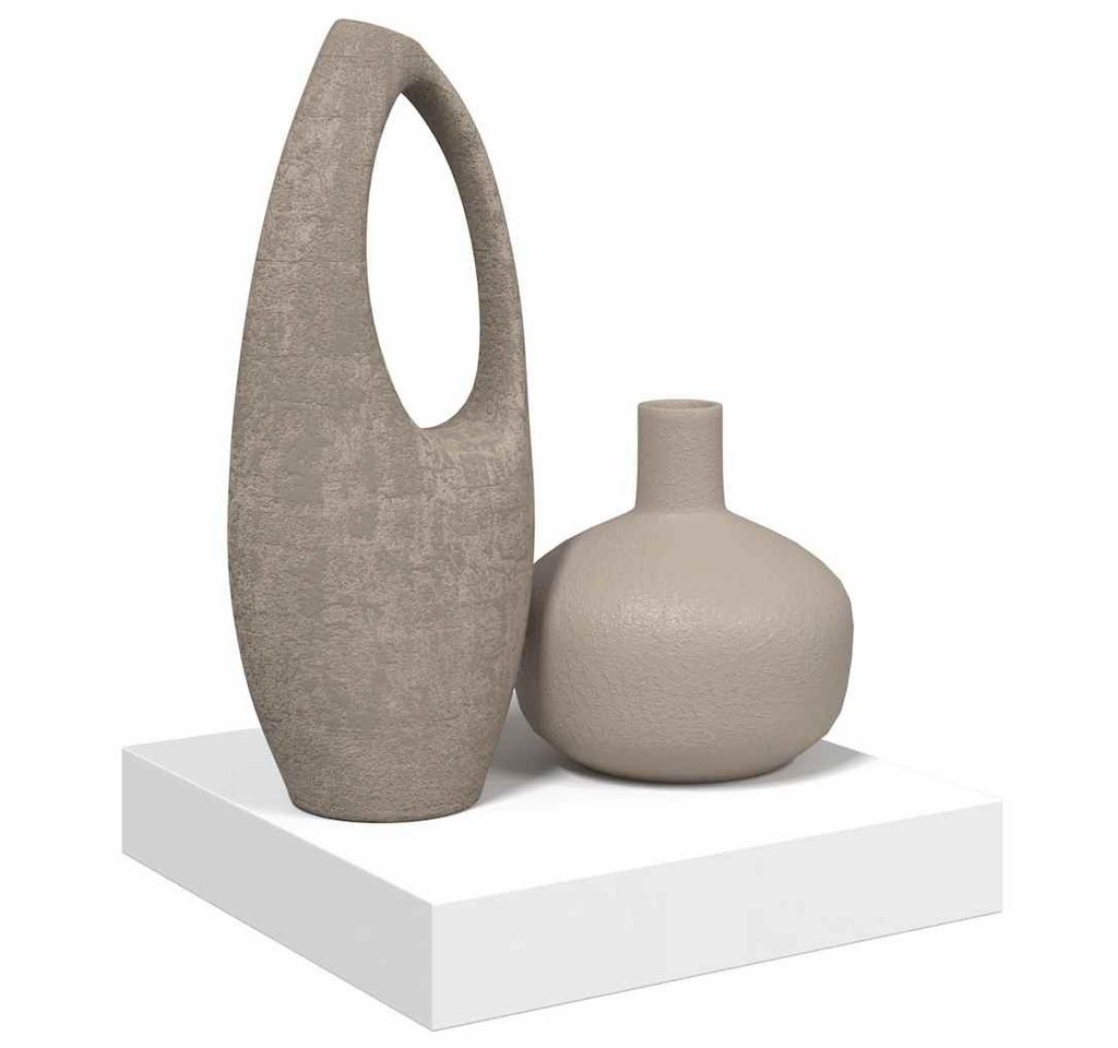 furnicato Wandregal Schweberegal 23 x 23,5 x 3,8 cm Hochglanz-Weiß mit Metallrahmen, 1-tlg., Unsichtbares Wandboard mit Wabenplatten-Design für Dekoartikel Bild 2