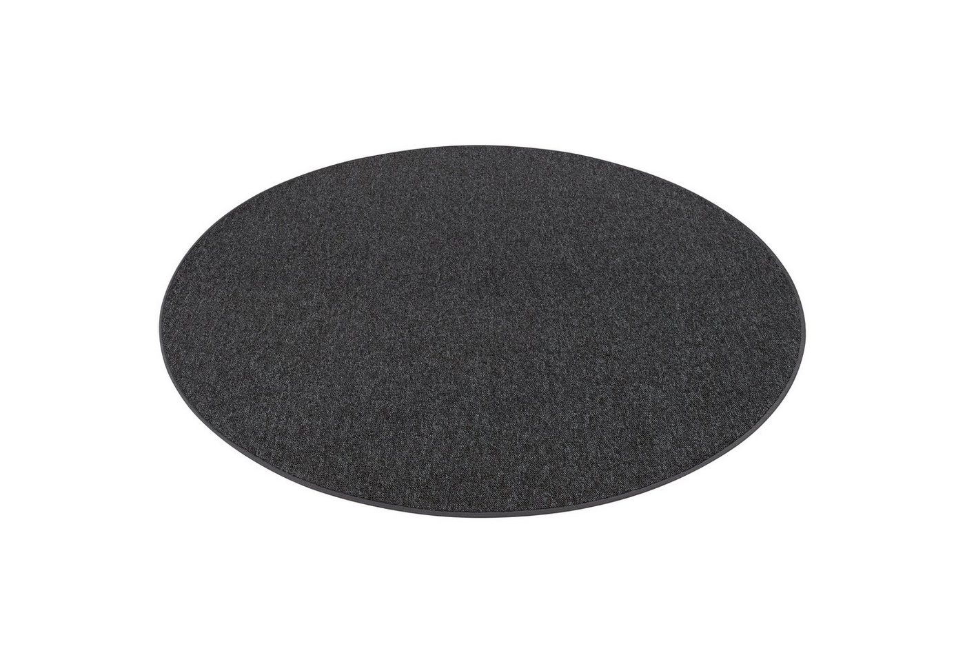 Snapstyle Veloursteppich Feinschlingen Velour Teppich Strong Rund, Rund, Höhe: 5 mm Bild 2