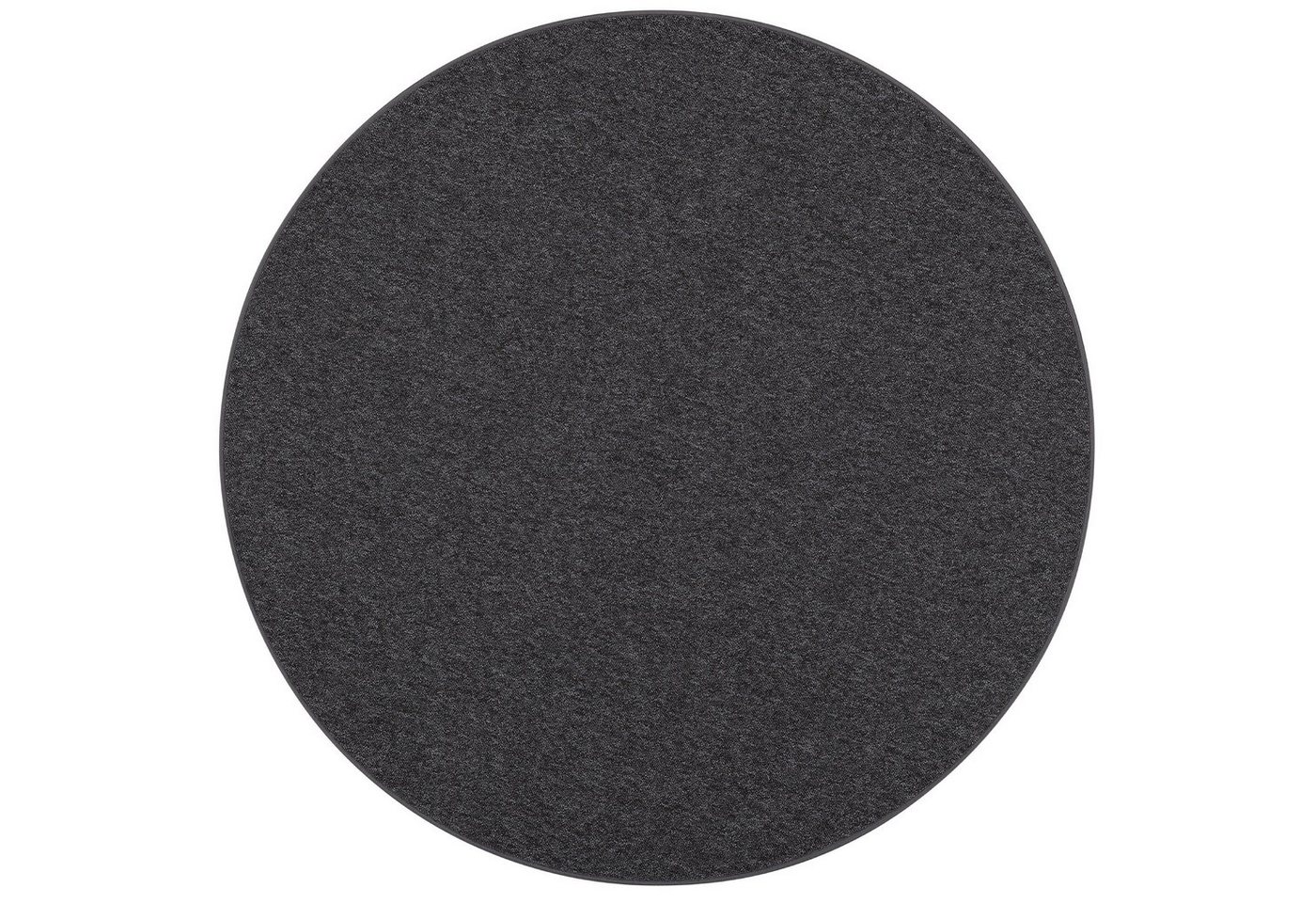 Snapstyle Veloursteppich Feinschlingen Velour Teppich Strong Rund, Rund, Höhe: 5 mm Bild 5