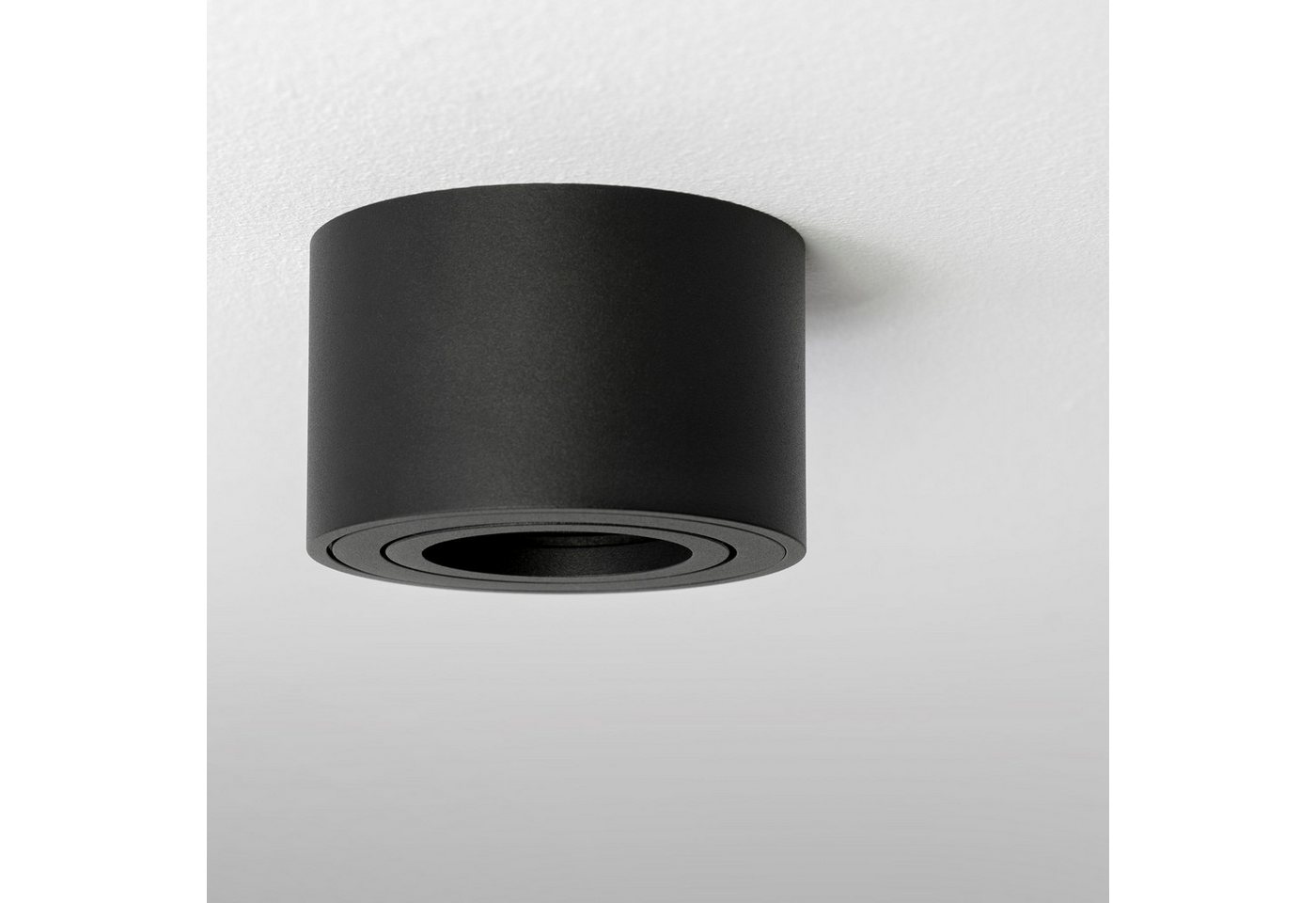 linovum LED Aufbaustrahler 4x Aufbaustrahler SMOL Schwarz Aufbauspot Deckenlampe Deckenstrahler