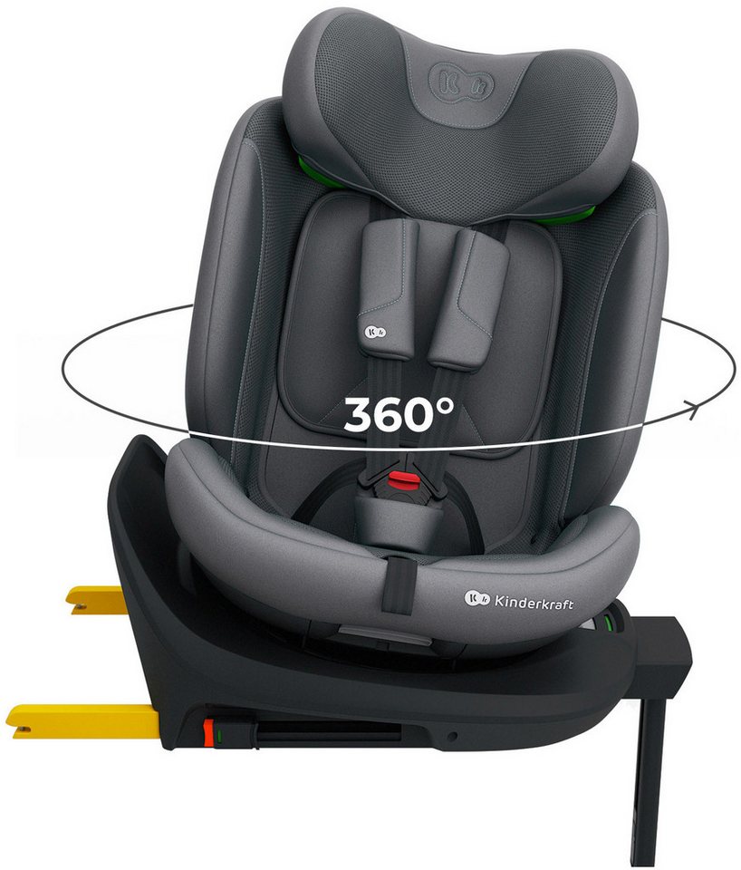 Kinderkraft Autokindersitz I-360 2 PLUS, ab: ab Geburt, bis: 12 Jahren, ab: 40 cm, bis: 150 cm, 360° – drehbarer Kindersitz Bild 2