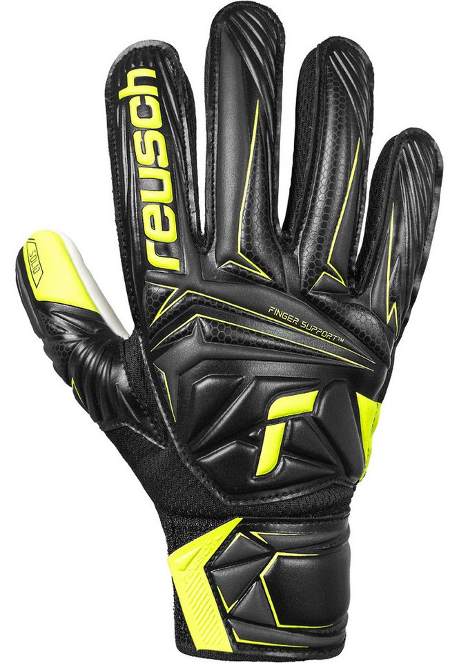 Reusch Torwarthandschuhe Attrakt Starter Solid Finger Support Junior mit integriertem Fingersupport-System